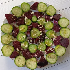 Закуска «Свёкла с огурцами»