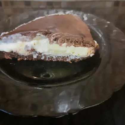 Торт пп брауни на сковороде с кремом патисьер