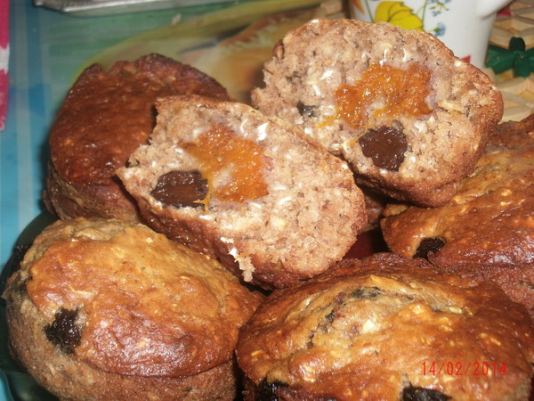 Кексы с геркулесом