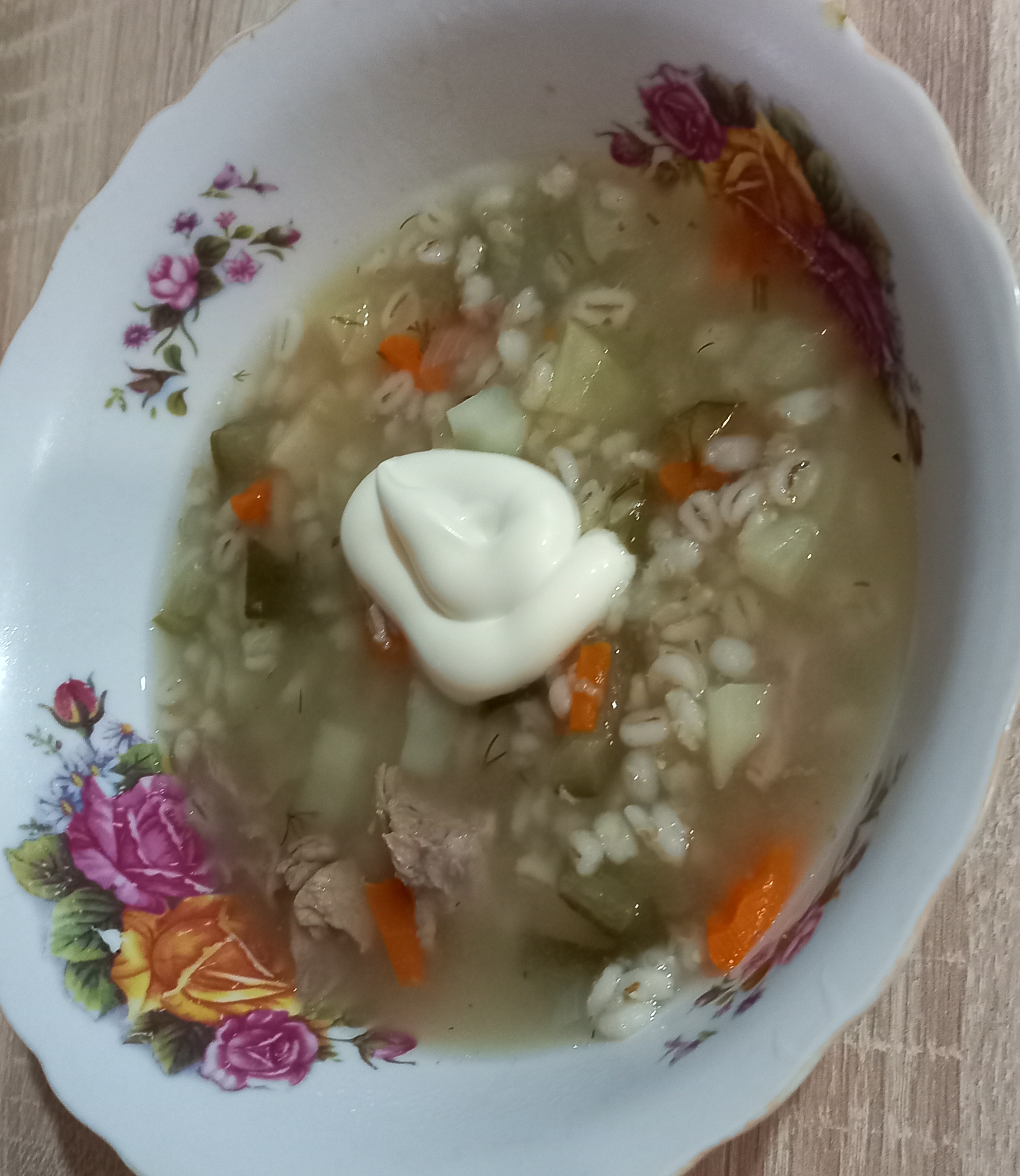 Рассольник в мультиварке