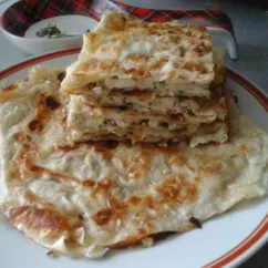 Жареный лаваш с начинкой