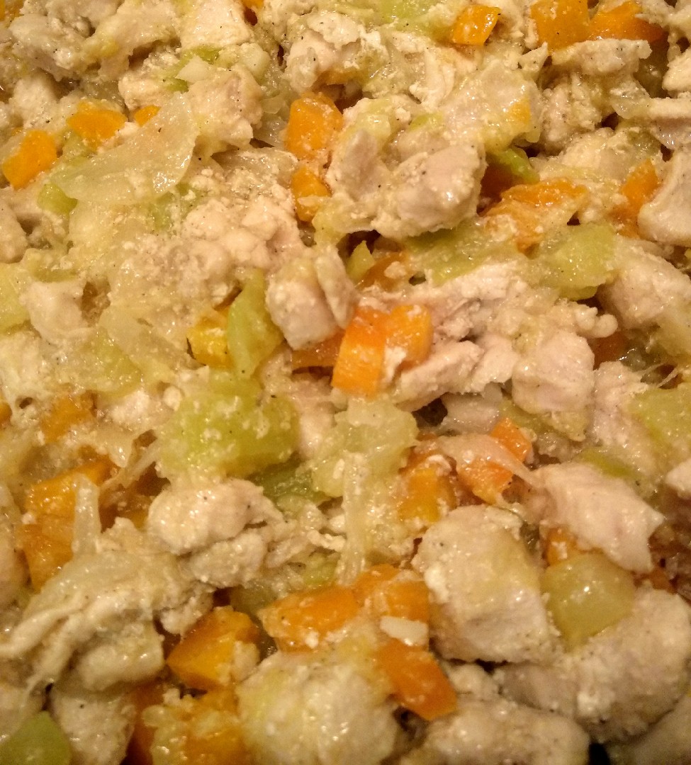 Курица с кабачками