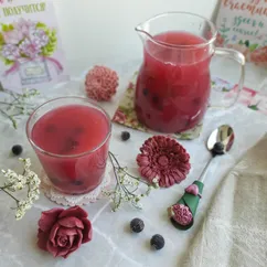 Кисель из чёрной смородины