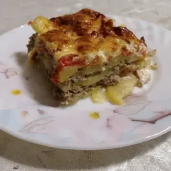 Мясная запеканка