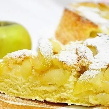 Классическая шарлотка с яблоками, пошаговый рецепт с фото от автора Анастасия
