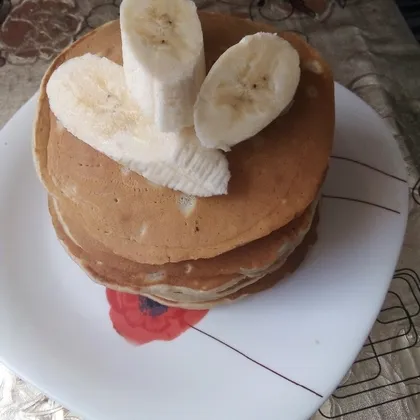 Панкейки с бананом