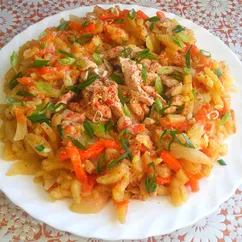 Тушеный картофель с мясом