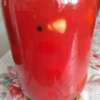 Помидоры в томатном соке🍅🍅🍅🍅🍅 #заготовки