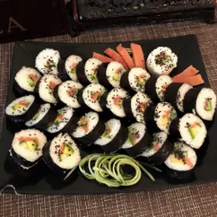 Домашние роллы с рыбой 🍣🍙🍱