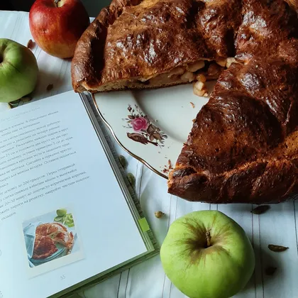 Шведский яблочный пирог с кардамоном