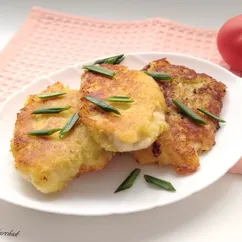 Куриные отбивные в картофельной шубке 