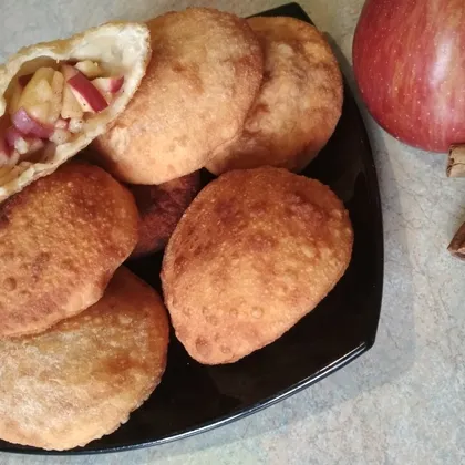 Бомбические пирожки с яблоками и корицей #кулинарныймарафон