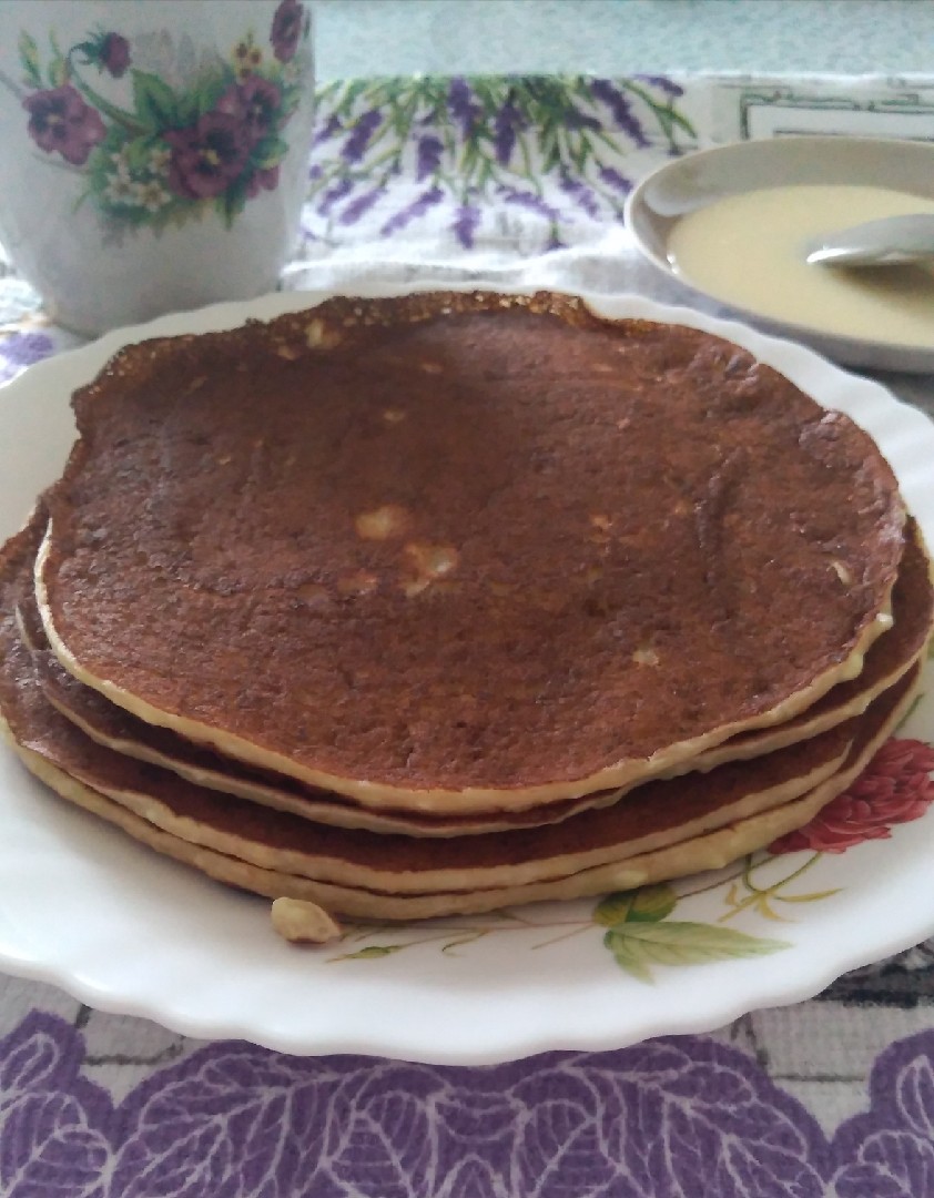 Творожно-банановые панкейки 🥞