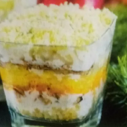 Салат в стаканчиках🎄
