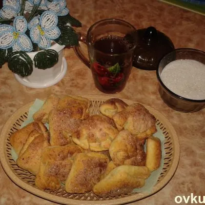 Печеньки с творогом 'Гусиные лапки'