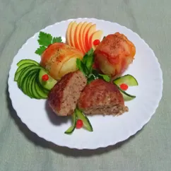 😋 Картофель, запечённый в беконе