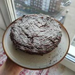 Шоколадная творожная запеканка 