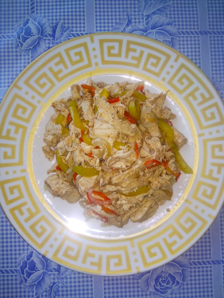 Куриная грудка с острым перцем