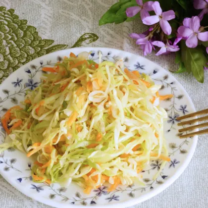 Простейший и вкуснейший салат из свежей капусты