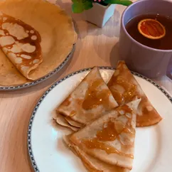 Тонкие блины на молоке🥞