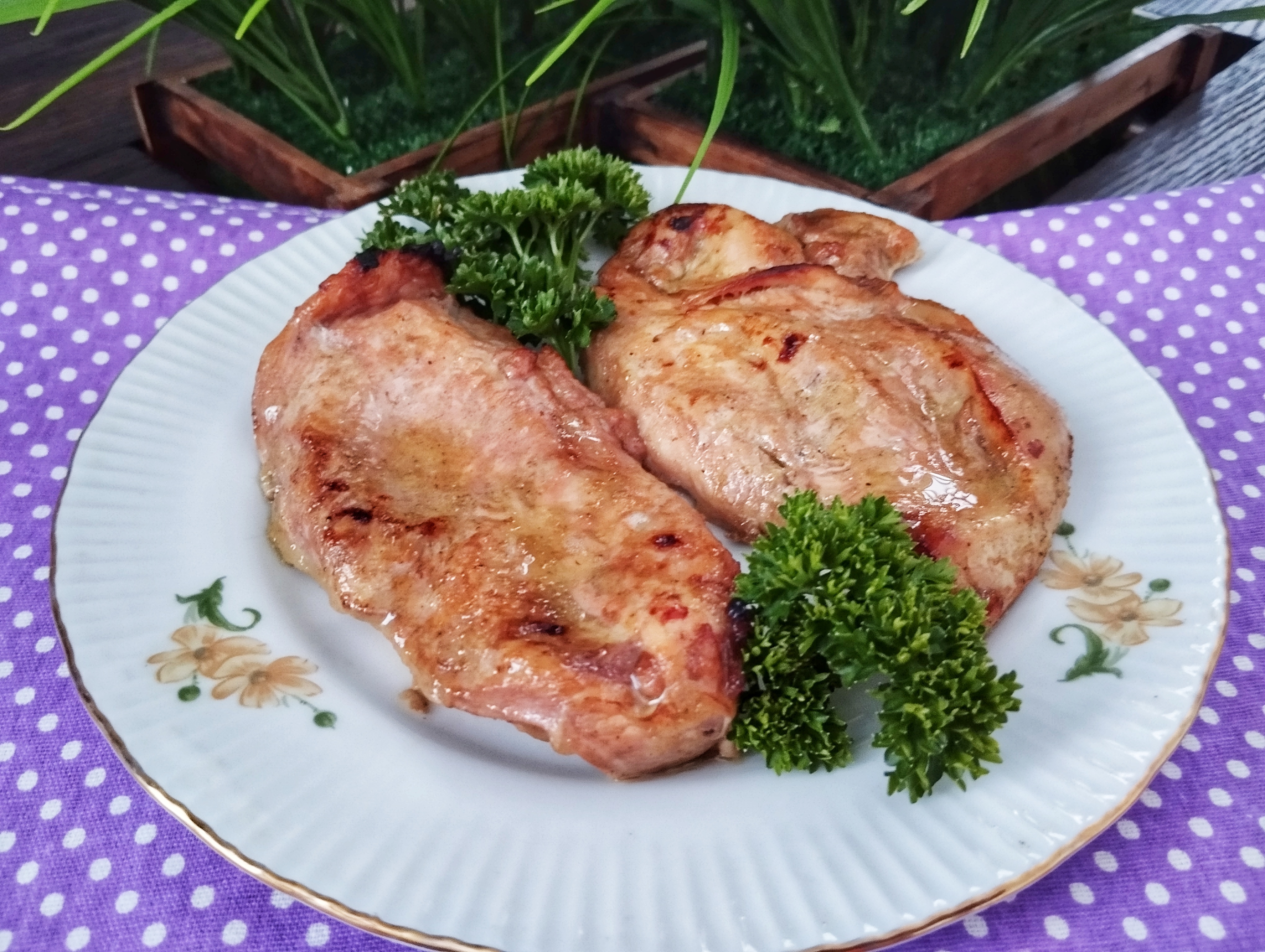 Запеченное куриное филе
