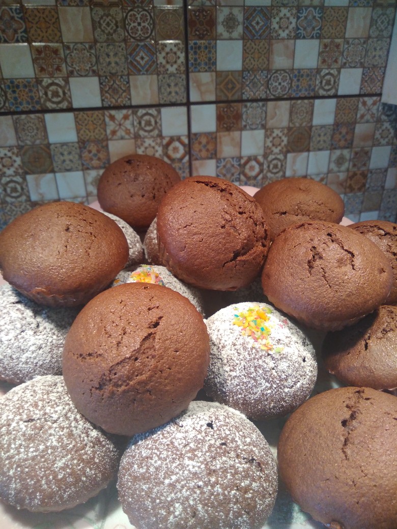Капкейки Шоколадная манка