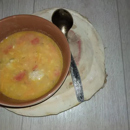 Суп с чечевицей и фрикадельками