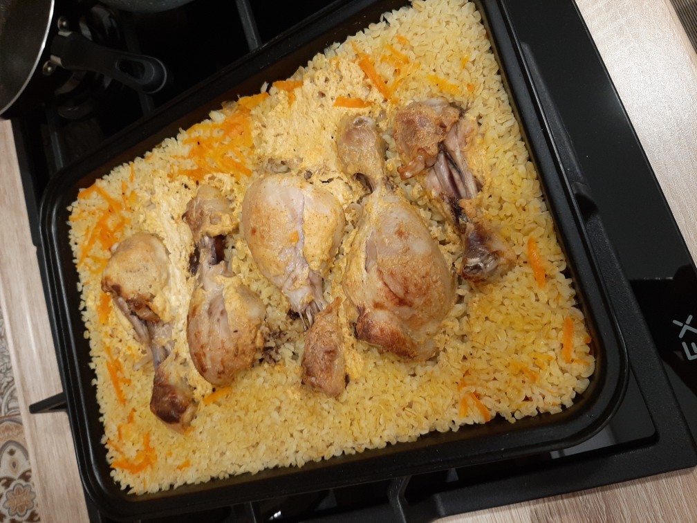 "Курочковые" голени с булгуром😋