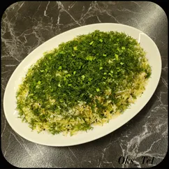 Салат «Сельдь под зеленой шубкой»