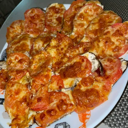 Баклажаны запеченные в духовке с сыром и помидорами 🤤