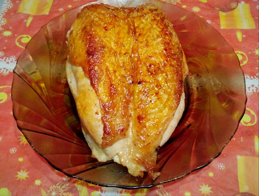 Курица с мёдом и соевым соусом в мультиварке