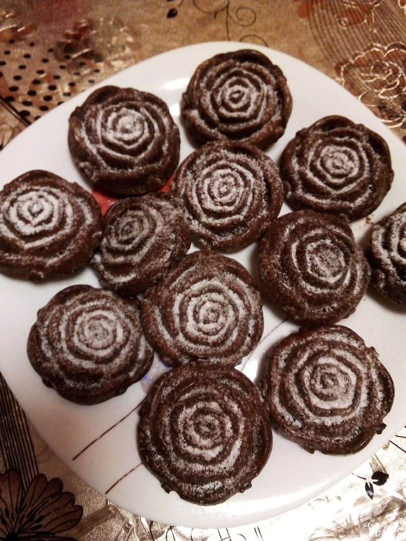 Шоколадные кексики