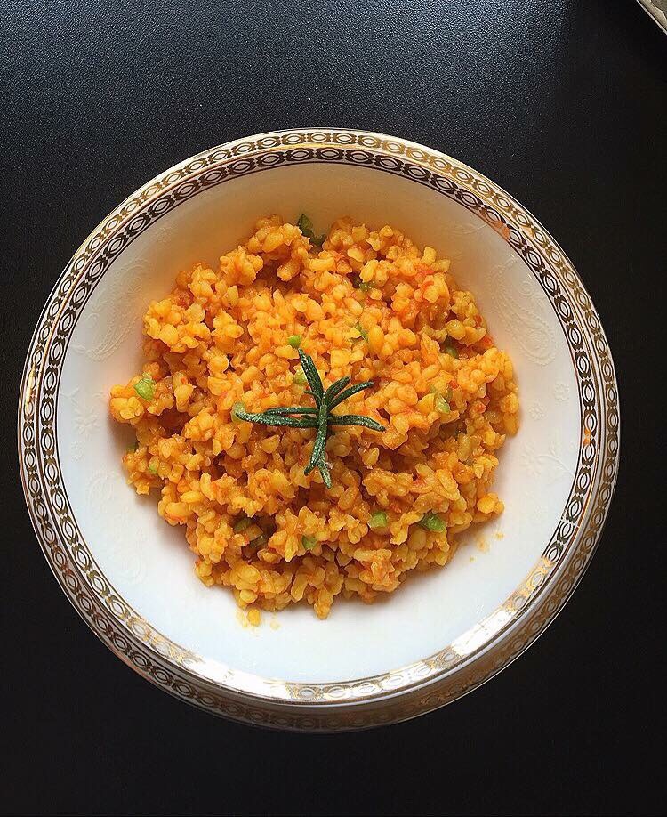 Булгур с овощами