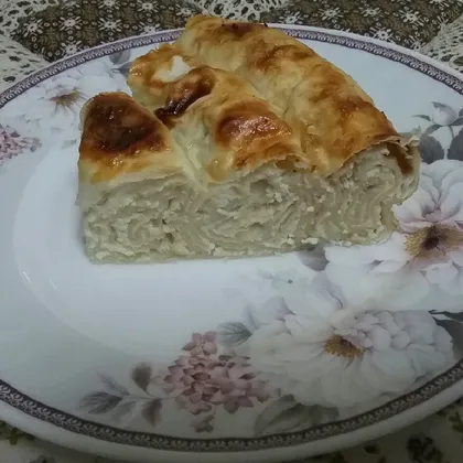 Вкусный и быстрый творожно-яблочный пирог из лаваша