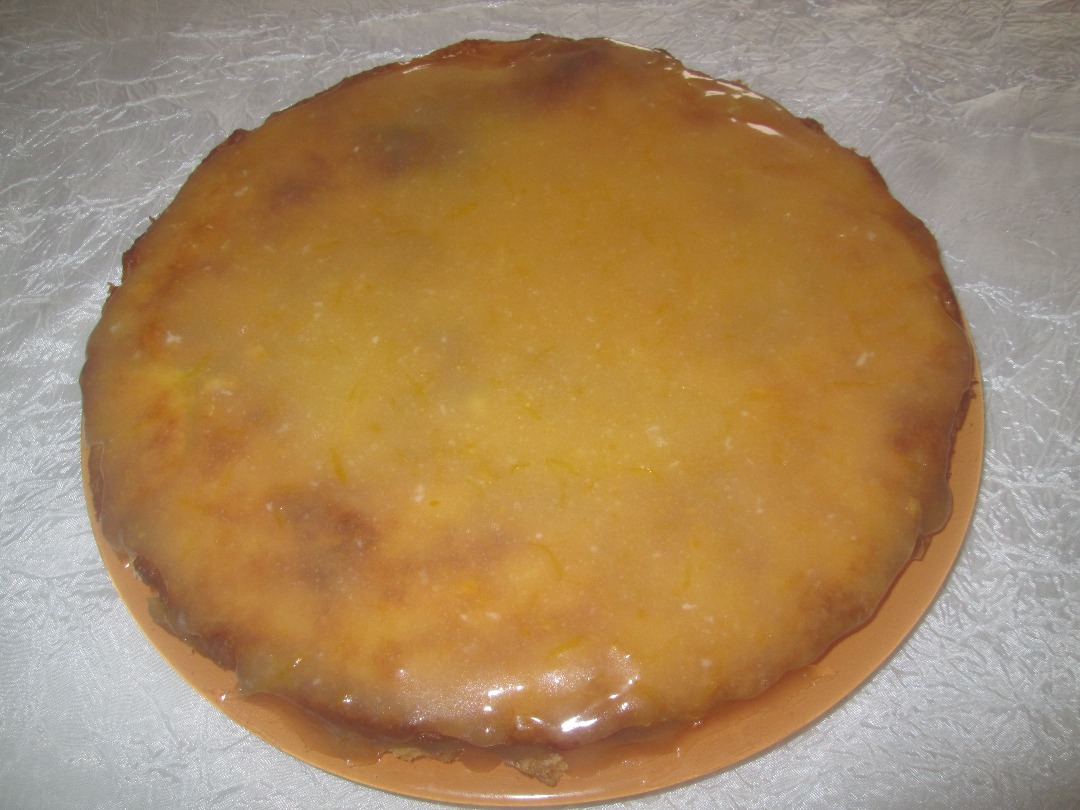 Пирог Анке с лимонным кремом