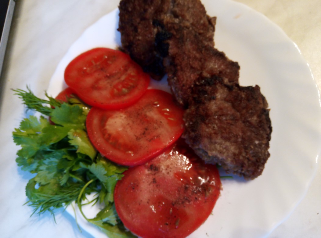 Нежная печень, обжаренная в панировочных сухарях