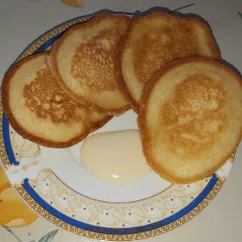 Оладьи на молоке🥞☕