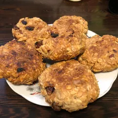 ПП овсяное печенье с изюмом орехами и семечками