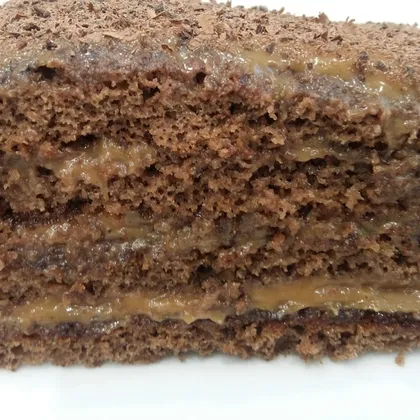 Торт шоколадно - медовый