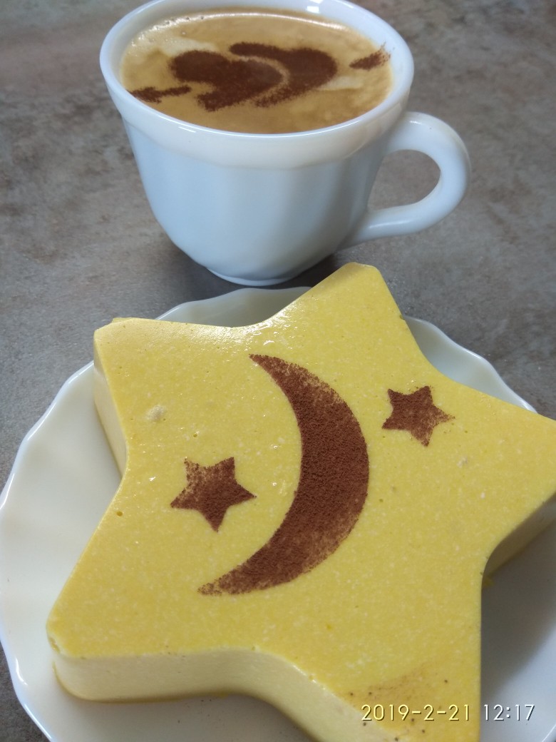 Желе тыква&творог