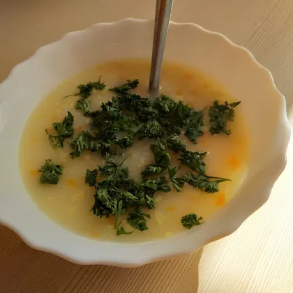 Лёгкий рыбный суп со сливками
