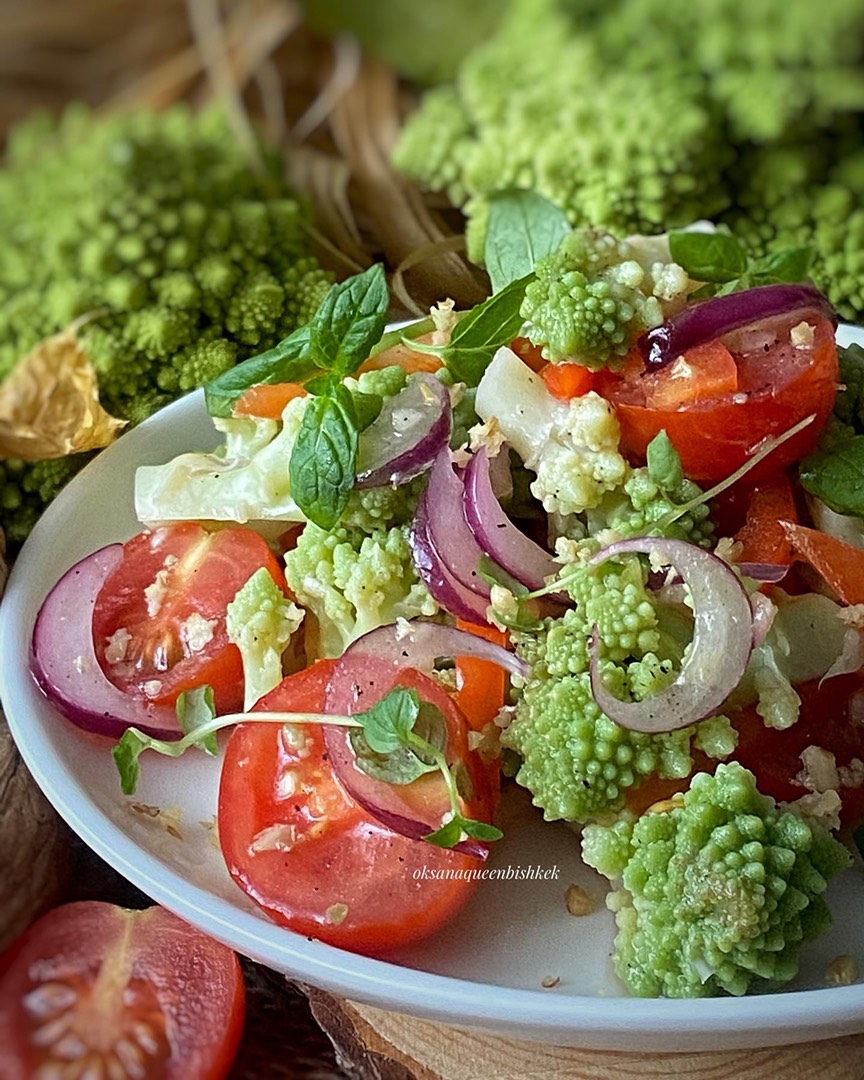 🥦Салат из капусты «романеско»