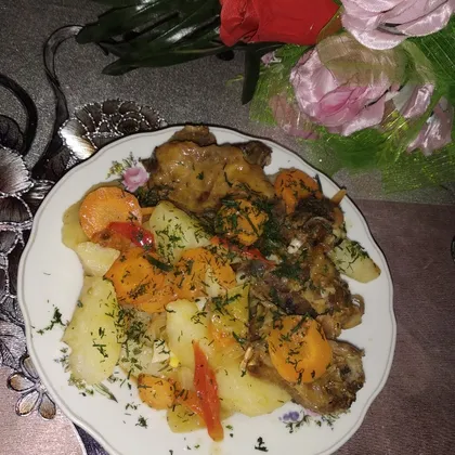 Мясо с овощами