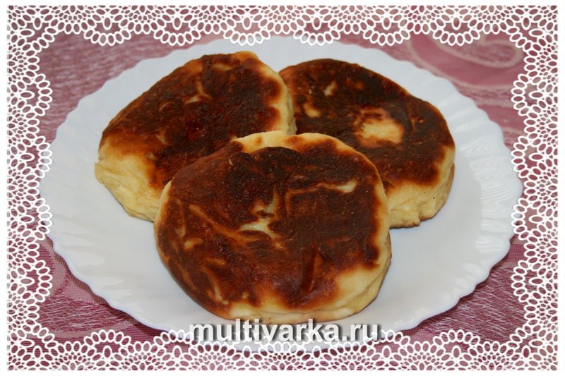Творожные пышки с шоколадом