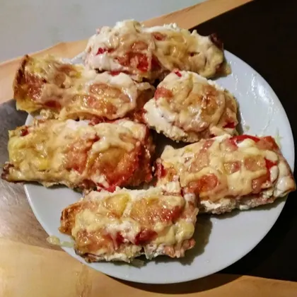 Горбуша с помидорами и сыром в духовке
