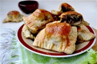 «Равиоли» печёные с грибами и сыром