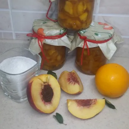 Персики в сиропе #заготовки