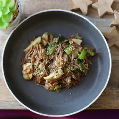 Пак-чой и лапша "соба" 🍜