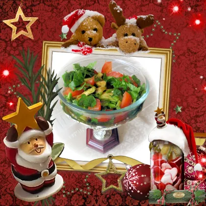 💕 Салат со шпинатом и овощами 💕