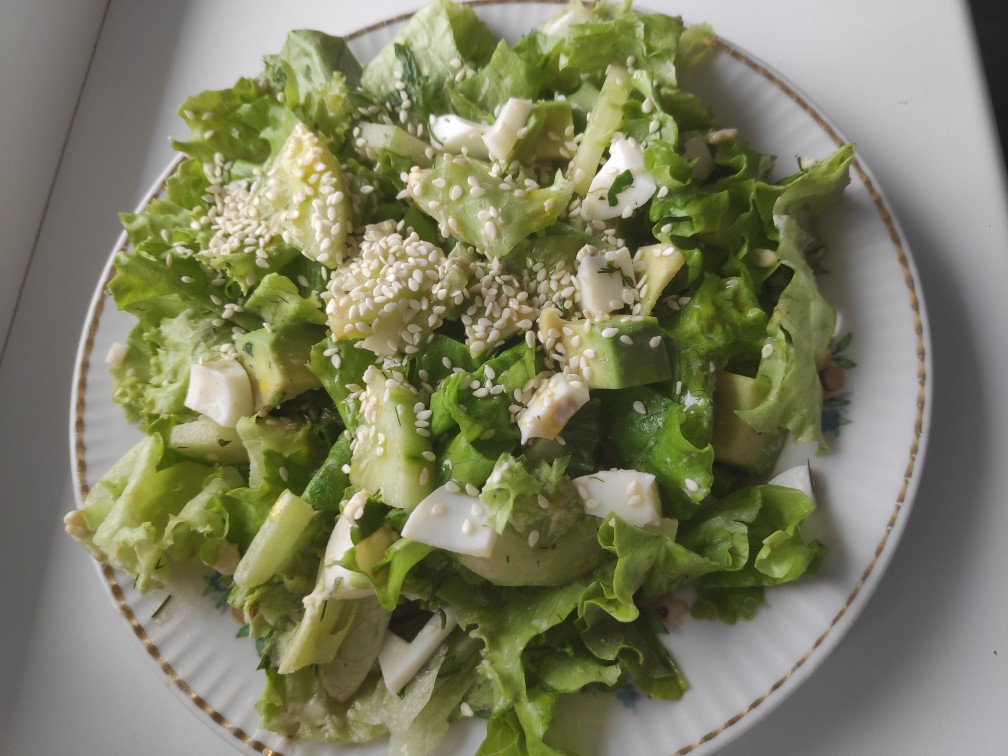 Самый зеленый салат рецепт